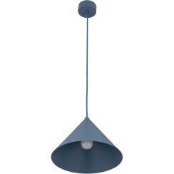 TK Lighting Cono lámpara colgante 1x15 W azul 11414