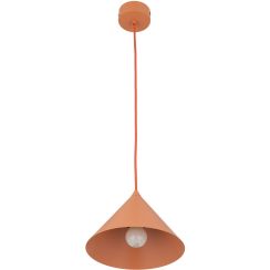 TK Lighting Cono lámpara colgante 1x15 W salmón 11383