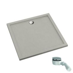 Schedpol Caspar New Cement Stone plato de ducha cuadrado 80x80 cm cemento 3.2830/CT/ST