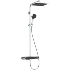 Hansgrohe Activera Q conjunto de ducha a pared con termostato con rociador con efecto lluvia cromo 28649000