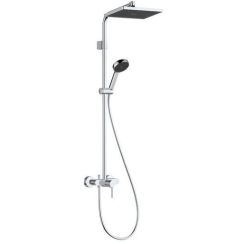 Hansgrohe Activera Q conjunto de ducha a pared con rociador con efecto lluvia cromo 28747000