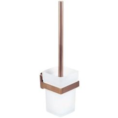 BISK Harmony escobilla de baño atornillado cobre 08694