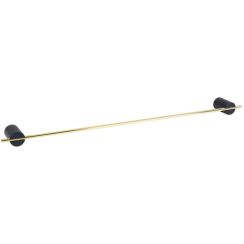 BISK Sintra toallero oro-negro 08307