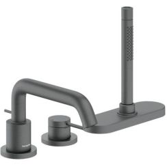 Hansgrohe Tecturis S grifo de bañera y ducha en bañera negro 73447340