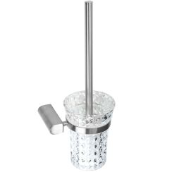 Rea Cristal escobilla de baño atornillado acero REA-77061
