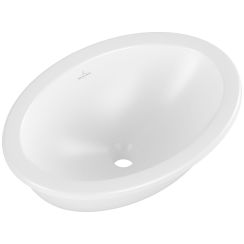 Villeroy & Boch Loop & Friends lavabo 48.5x32.5 cm oval bajo encimera blanco mate 4A5400RW