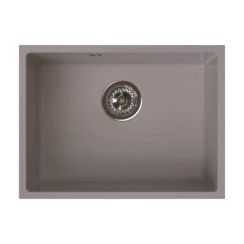 Ferro Stampo fregadero de granito 54x40 cm marrón DRGS1-U/40/54TU