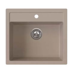 Ferro Stampo fregadero de granito 56x51 cm beige DRGS1/51/56SA