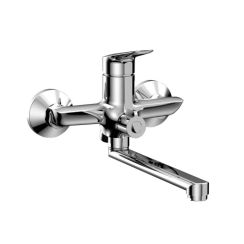 Ferro Themis grifo de bañera y ducha a pared cromo BTH5A