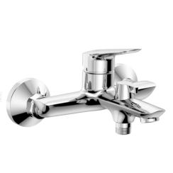Ferro Themis grifo de bañera y ducha a pared cromo BTH1