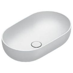 Catalano Sfera lavabo 60x37 cm oval sobre encimera blanco brillante 0522610021