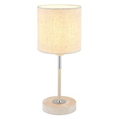 Globo Lighting Deleon lámpara de sobremesa 1x40 W arena-crema 15968T