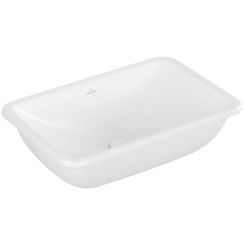 Villeroy & Boch Loop & Friends lavabo 54x34 cm rectangular bajo encimera blanco brillante 4A5700RW