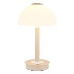 Globo Lighting Uldin lámpara de sobremesa 1x W blanco-arena 21953SA