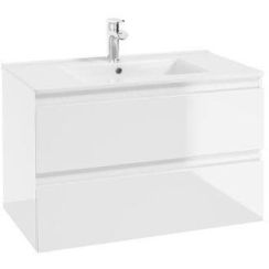 Defra Como armario 79.9x45x50 cm suspendido, para lavabo blanco 123-D-08059