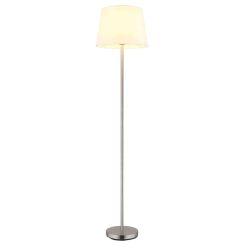 Globo Lighting Joris lámpara de pie 1x40 W blanco-níquel 40100101