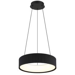 Globo Lighting Kemp lámpara colgante 1x45 W negro 15924S
