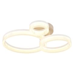 Globo Lighting Marlenne lámpara de techo 3x24 W blanco-arena 48046D4
