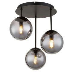 Globo Lighting Harmon lámpara de techo 3x25 W negro 47441-3S