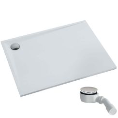 Schedpol Etrusco White Mat plato de ducha rectangular 100x80 cm blanco 3.465/B/MG