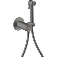 Axor Bidette conjunto de rociador para bidé empotrado cromo-negro 29242340