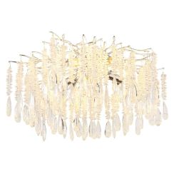 Globo Lighting Kinga lámpara de techo x40 W transparente-plata 64141D