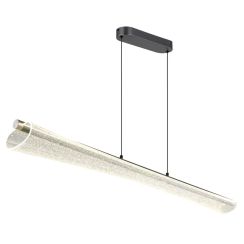 Globo Lighting Malinda lámpara colgante 1x36 W transparente-antracita 68256H