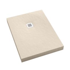 Schedpol New Horizons Cashmere Stone plato de ducha rectangular 100x70 cm beige 3.3334/PK/ST-M2