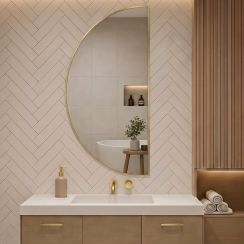 Baltica Design Aluma espejo 60x120 cm oro 5904107933740