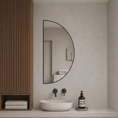Baltica Design Aluma espejo 40x80 cm negro 5904107933696