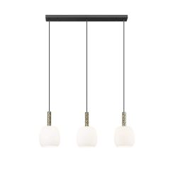 Zuma Line Calvo lámpara colgante 3x28 W negro-oro P0076-03Q-P7AA