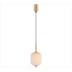 Zuma Line Akari lámpara colgante 1x6.5 W oro DU31288/6.5W