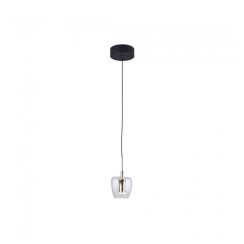 Zuma Line Nelson lámpara colgante 1x3 W negro-oro MD2291-1A-3BGN
