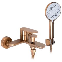 Rea Drop grifo de bañera y ducha a pared cobre REA-B6397