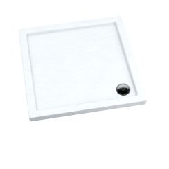 Schedpol Caspar White Stone plato de ducha cuadrado 90x90 cm blanco 3.261/B/ST
