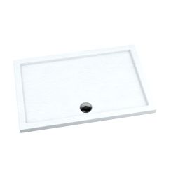 Schedpol Caspar White Stone plato de ducha rectangular 160x70 cm blanco 3.2256/B/ST