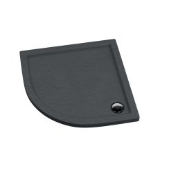Schedpol Caspar Grey Stone plato de ducha semicircular 90x90 cm gris 3.264/S/ST