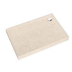 Schedpol Caspar New Cashmere Stone plato de ducha rectangular 120x80 cm beige 3.2333/PK/ST