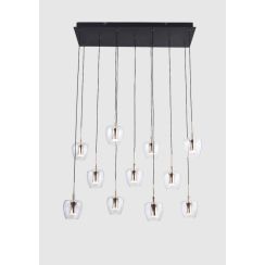 Zuma Line Nelson lámpara colgante x33 W negro-oro MD2291-11B-3BGT