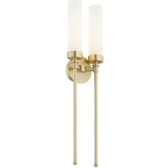 Argon Preston lámpara de pared 2x7 W blanco-latón 7290