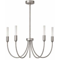 Argon Augustine lámpara colgante 5x6 W blanco-níquel 2205