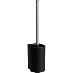 Laufen escobilla de baño atornillado negro H8722827160001