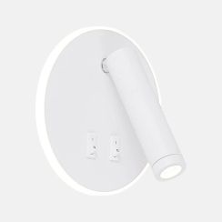 Zuma Line Circa lámpara de pared 1x5.5 W blanco W4107-WH