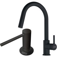 Conjunto grifo de cocina Franke Lina 115.0626.053, dispensador de líquidos Franke Comfort 112.0753.277