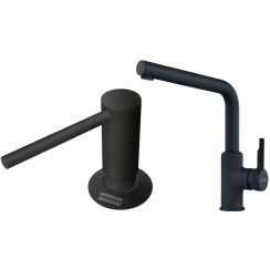Conjunto grifo de cocina Franke Urban 115.0627.523, dispensador de líquidos Franke Comfort 112.0753.277