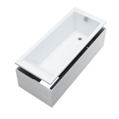 Schedline Milos Set recogedor con escobilla 150x75 cm blanco 3WSP.MS1P-15075