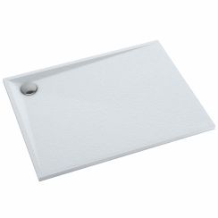 Schedline Libra Grooved White Stone plato de ducha rectangular 100x70 cm blanco 3SP.L1P-70100/B/GR