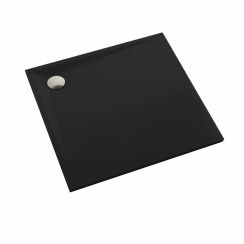 Schedline Libra Black Mat plato de ducha cuadrado 80x80 cm negro 3SP.L1K-8080/C/MG