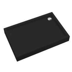 Schedline Cameron Black Mat plato de ducha rectangular 120x90 cm negro 3ST.C1P-90120/C/MG