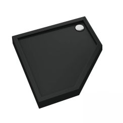 Schedline Cameron Black Mat plato de ducha pentagonal 80x80 cm negro 3ST.C1PK-8080/C/MG